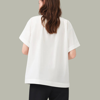 バットウィングスリーブトップス　上品・夏