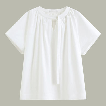 バットウィングスリーブトップス　上品・夏